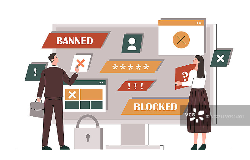 黑客网络攻击概念图片素材