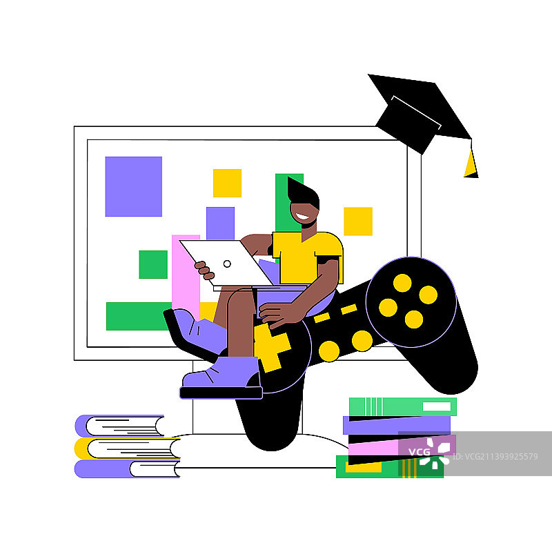 教育游戏抽象概念图片素材