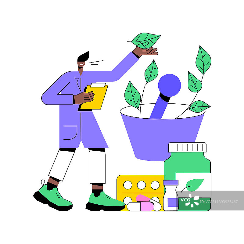 顺势疗法抽象概念图片素材