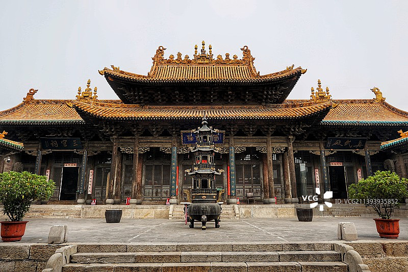 山西介休后土庙图片素材