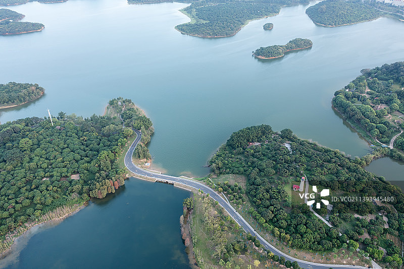 东莞松山湖高新技术开发区航拍图片素材