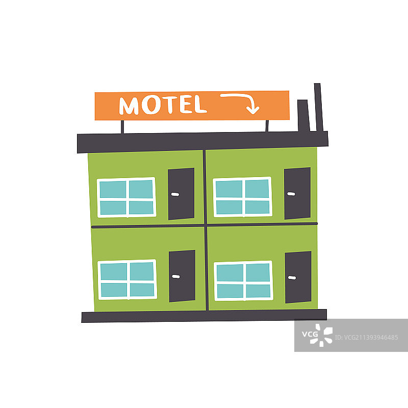汽车旅馆建筑图片素材