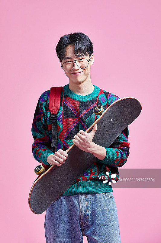 复古风，新风潮，潮流，青年文化，滑板图片素材