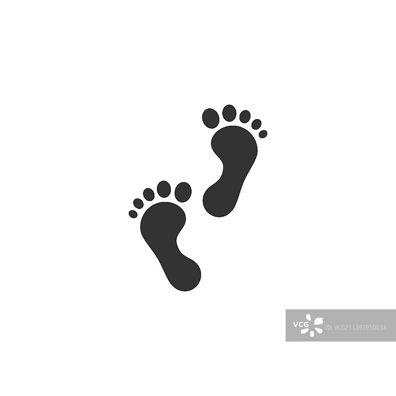 黑色人类脚和脚步赤脚脚印图片素材