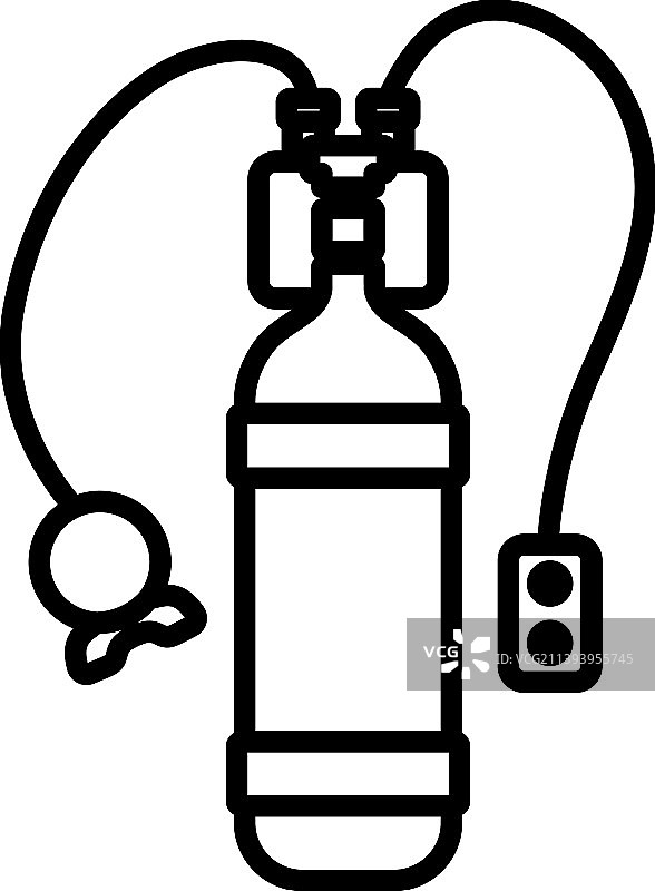 水肺潜水图标图片素材