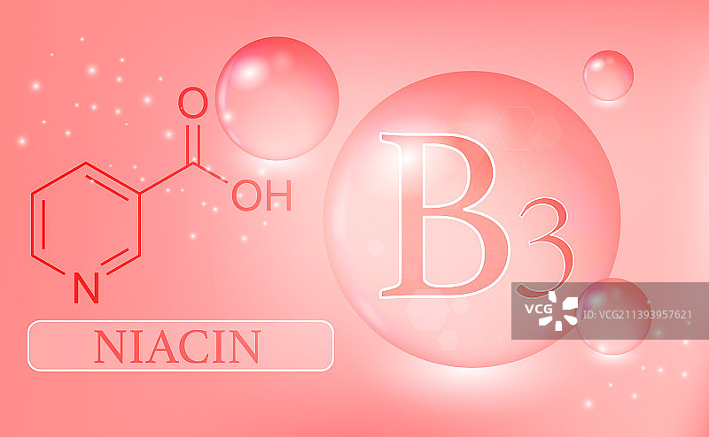 维生素B3烟酸水滴胶囊 粉色图片素材