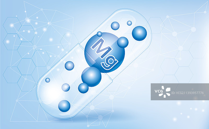 富含镁和维生素的矿物质图片素材