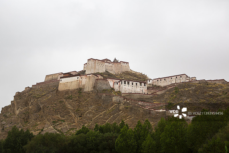 江孜古堡图片素材