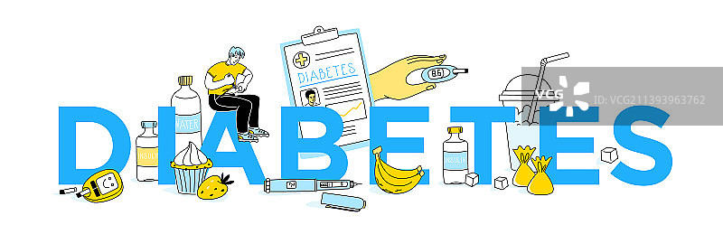 儿童糖尿病家长母亲血糖测试图片素材