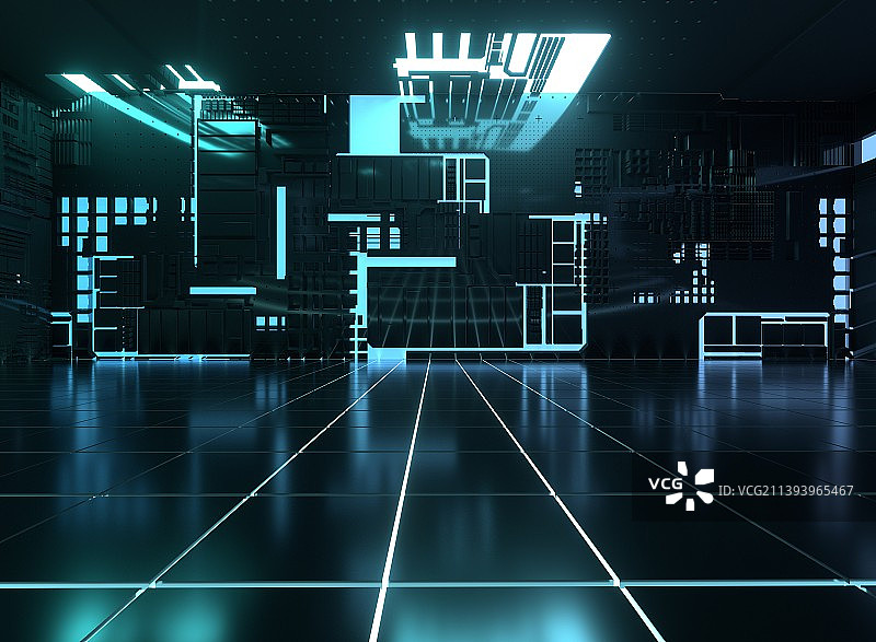 三维科技空间图片素材