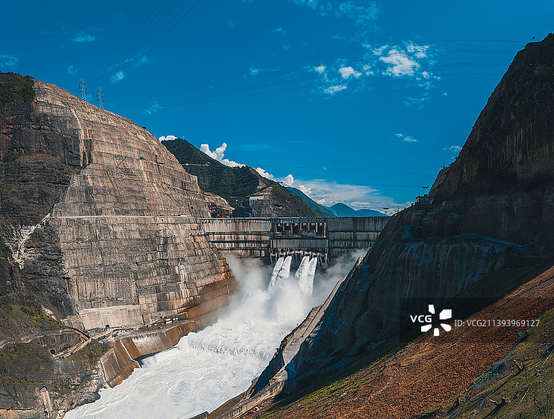 大国重器——白鹤滩水电站图片素材
