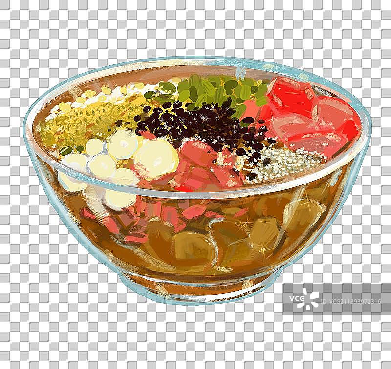 冰粉仙草蜜冰饭图片素材