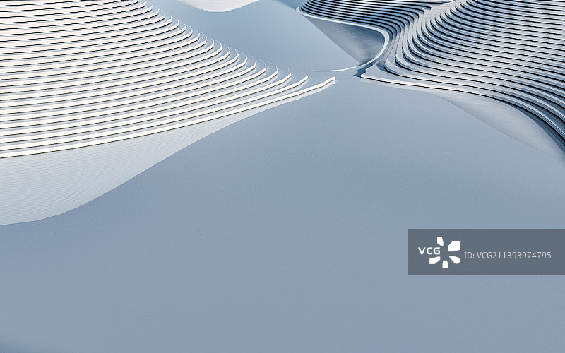 剧院建筑与停车场图片素材