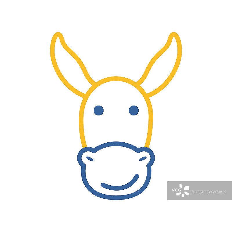 驴图标农场动物图片素材