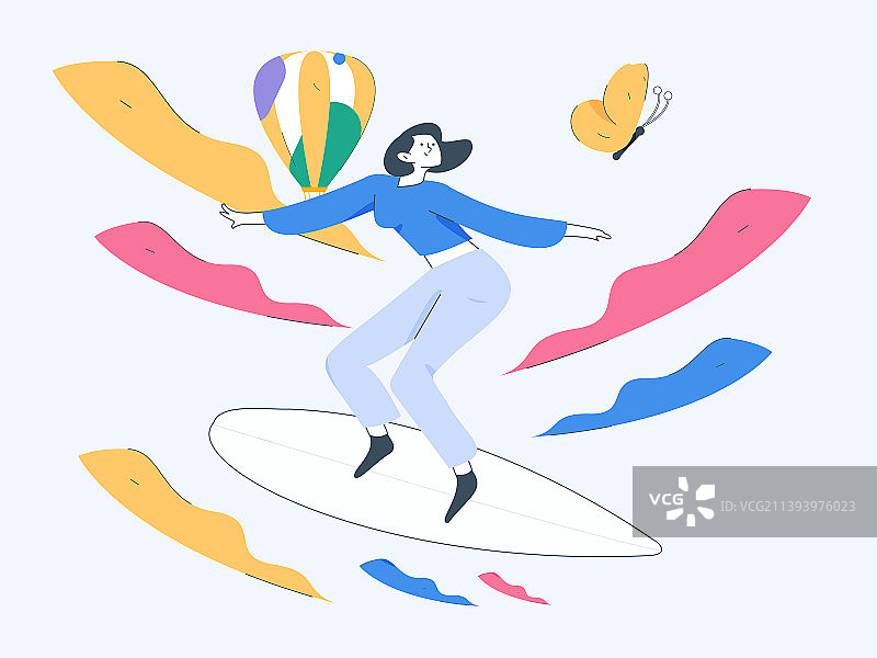 锻炼健康跑步矢量互联网运营插画图片素材