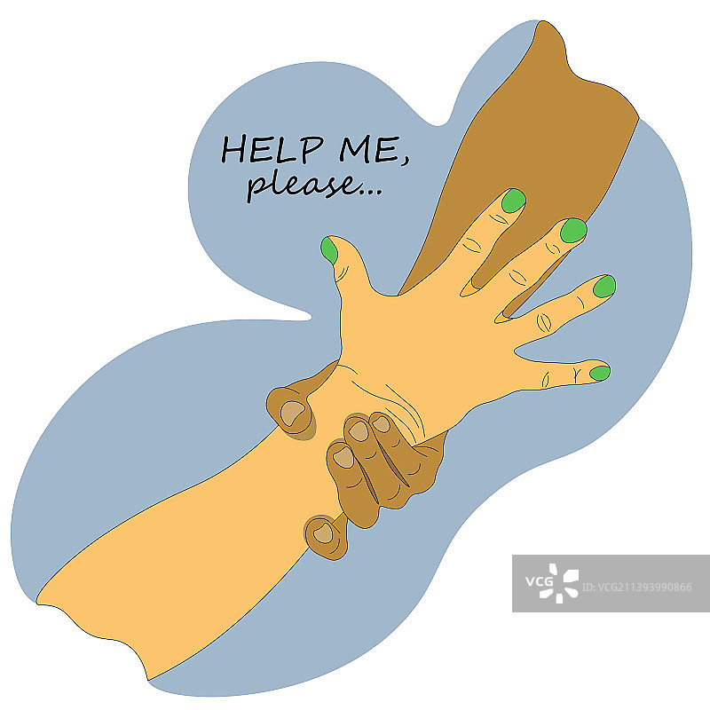 两只手紧握在一起图片素材