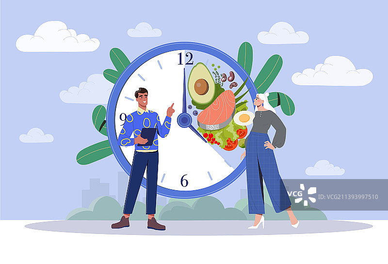限时进食的间歇性禁食图片素材