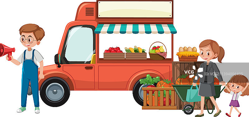 人们在跳蚤市场购物图片素材