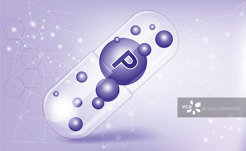 矿物质磷和维生素内图片素材