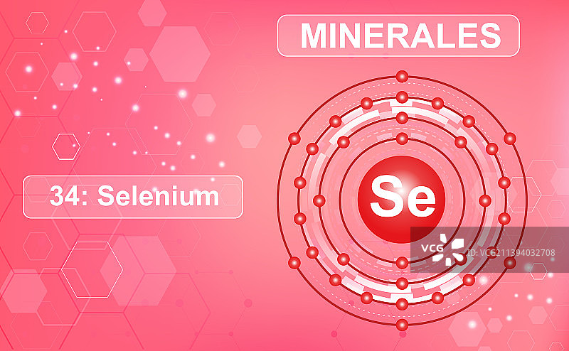 矿物外壳的电子示意图图片素材