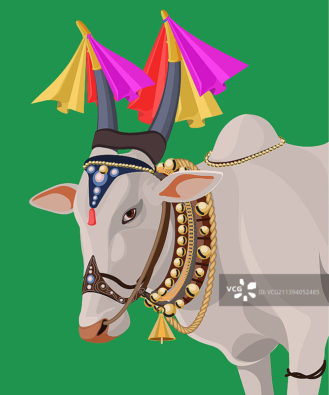 装饰牛图片素材