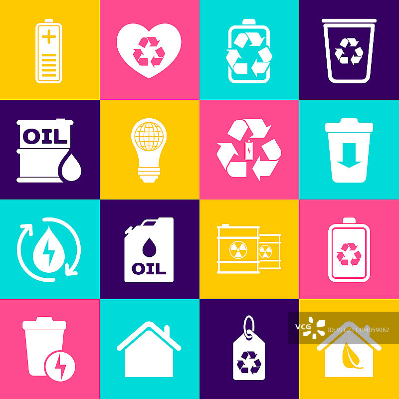 生态友好型房屋电池回收图片素材