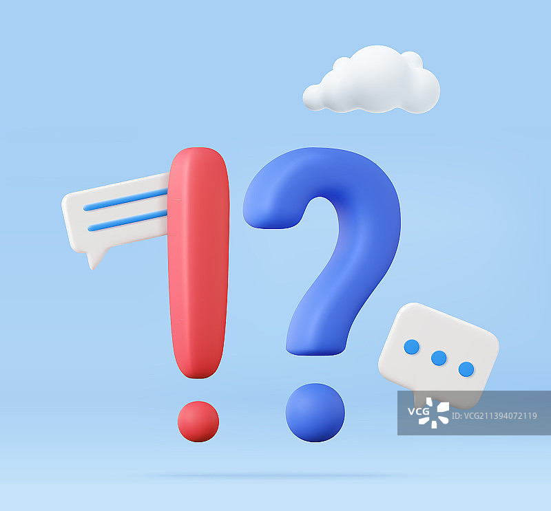 感叹号和问号图片素材