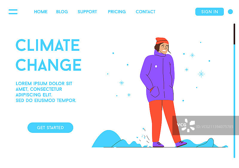 气候变化概念图片素材