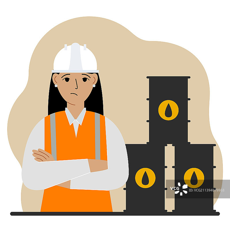 油桶与悲伤的女工：石油工业一瞥图片素材