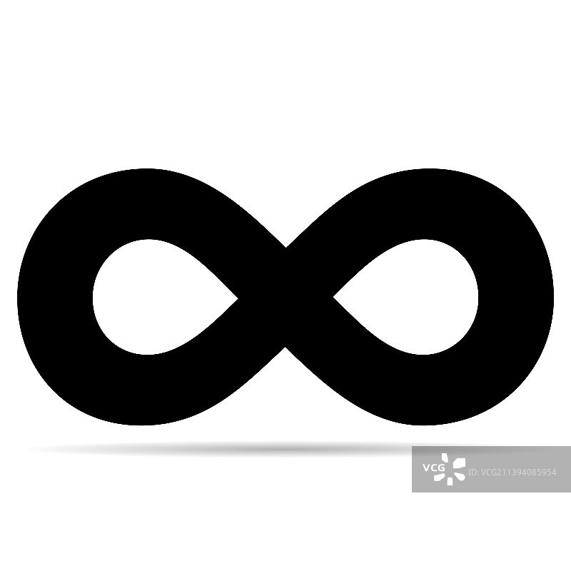 无限几何图标阴影数学图片素材