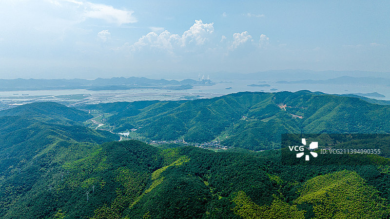 浙江宁波宁海葛家村，因为艺术出圈的乡村转型示范村图片素材