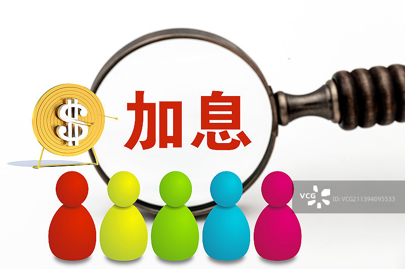 创意配图：美元加息图片素材