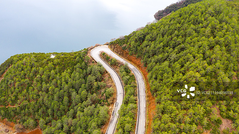 盘山公路图片素材