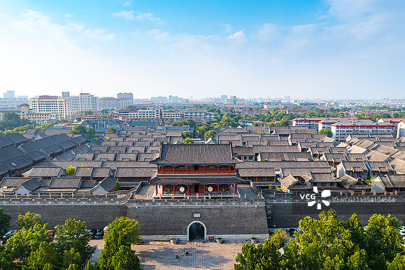山东潍坊青州古城风光图片素材