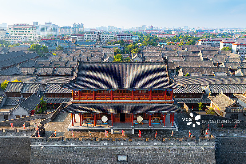 山东潍坊青州古城风光图片素材