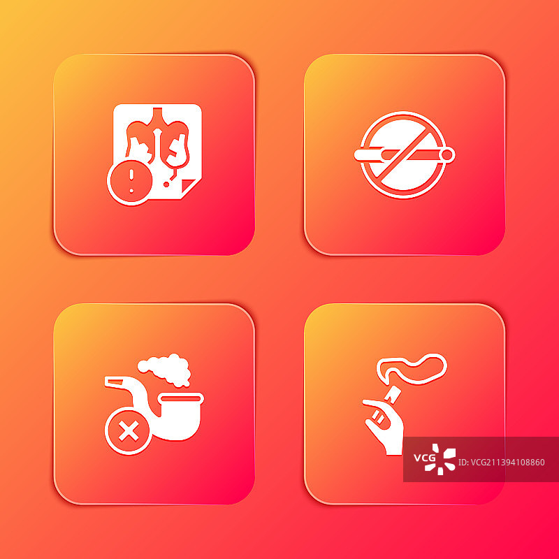 禁止吸烟肺部疾病图片素材