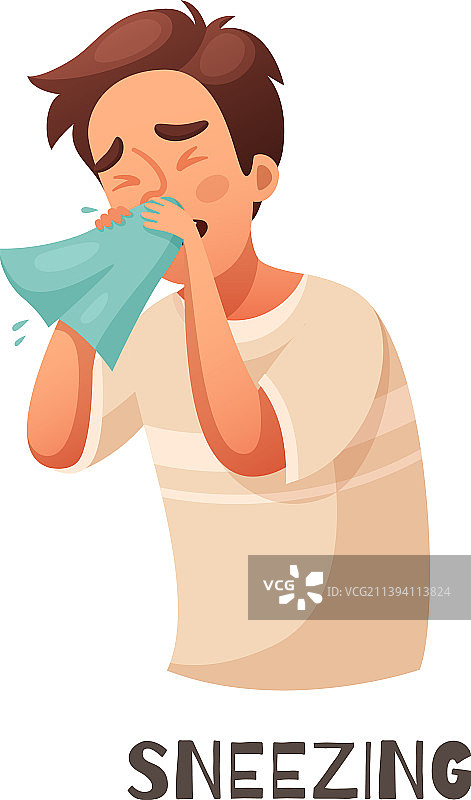 过敏症状图片素材