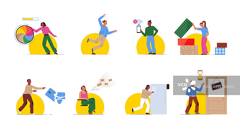 移动应用空白页设计模板图片素材