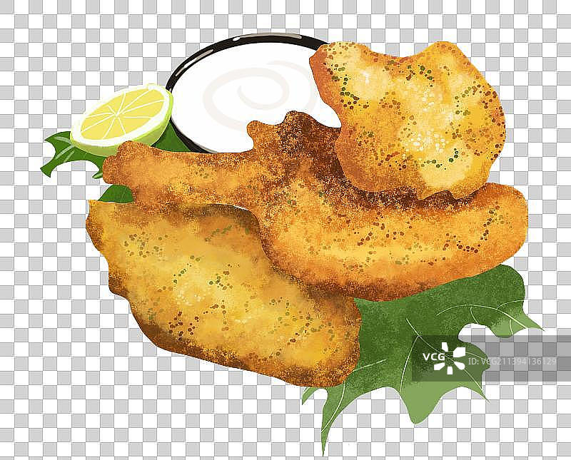 炸鸡块图片素材