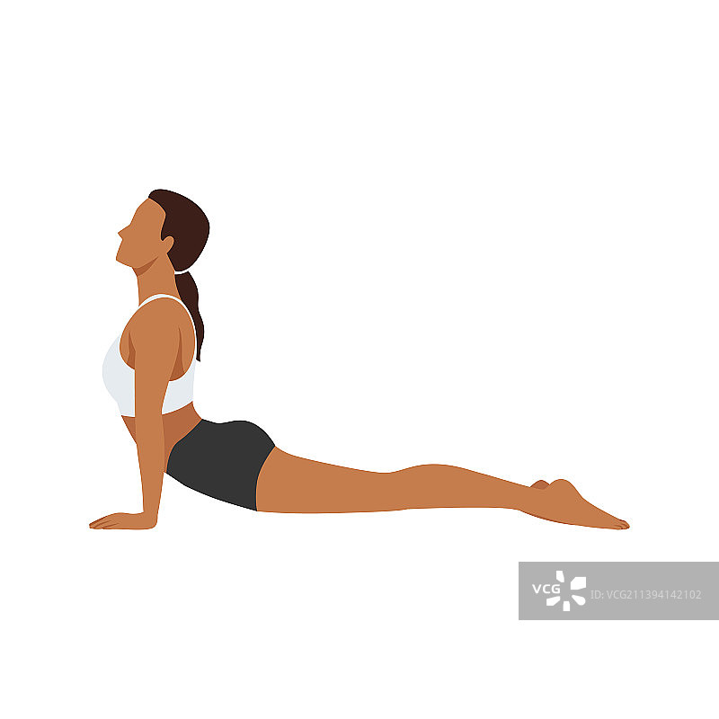 上犬式瑜伽图片素材