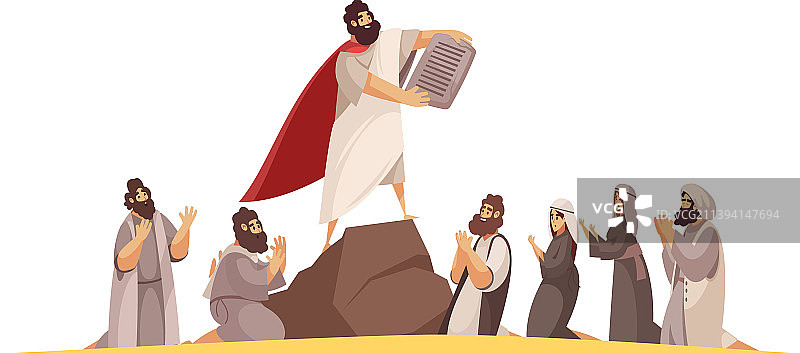 圣经场景叙事构图图片素材