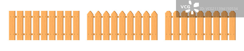 花园农舍木栅栏图片素材