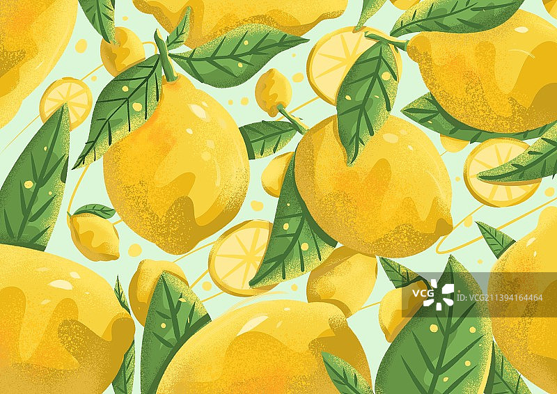 柠檬插画设计图片素材