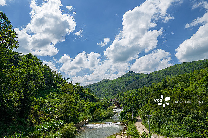 贵阳市乌当区三江河图片素材