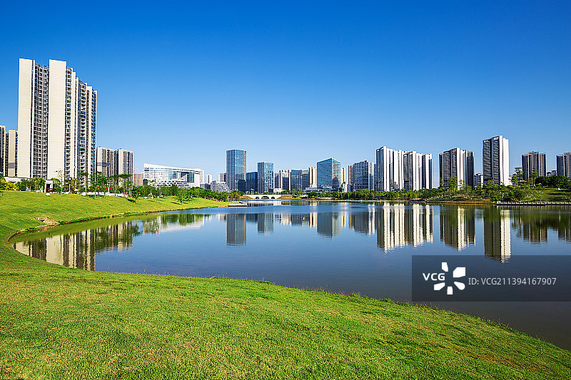 黄埔区中新广州知识城凤凰湖图片素材