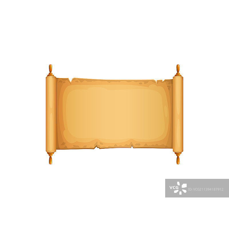 带木杆的羊皮纸手稿旧纸图片素材