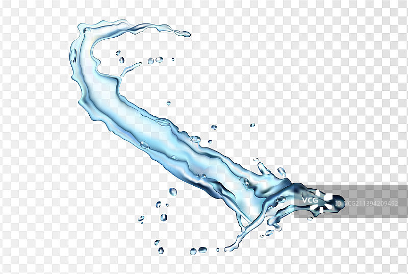 分离的水滴图片素材
