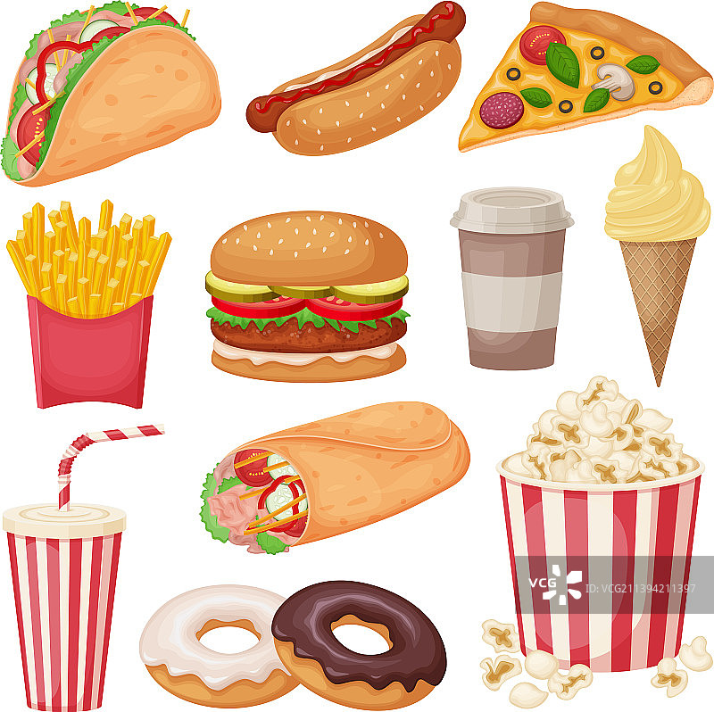 快餐大合集图片素材