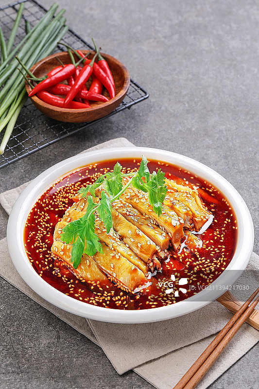 舌尖美食口水鸡图片素材