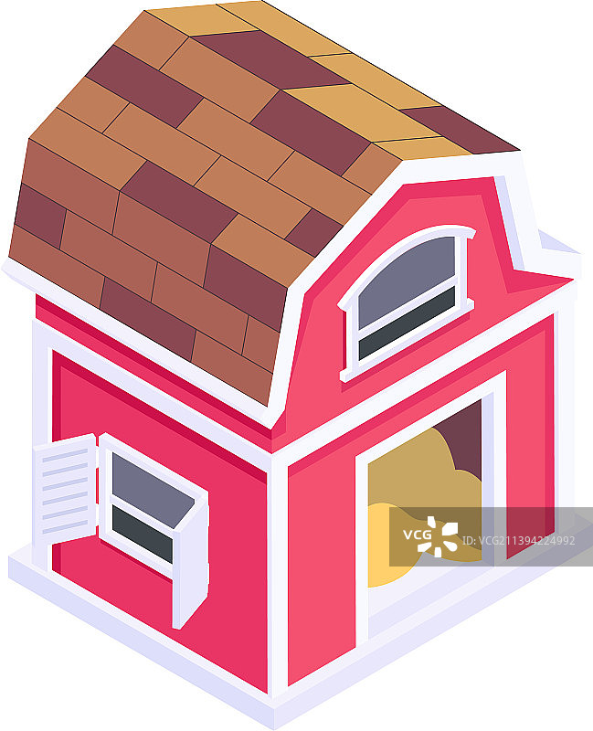 谷仓房子图片素材